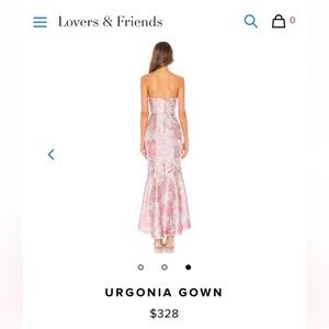 EUC SOLD OUT Lovers + Friends Urgonia Dress Gown (Pink pastel, Size S)